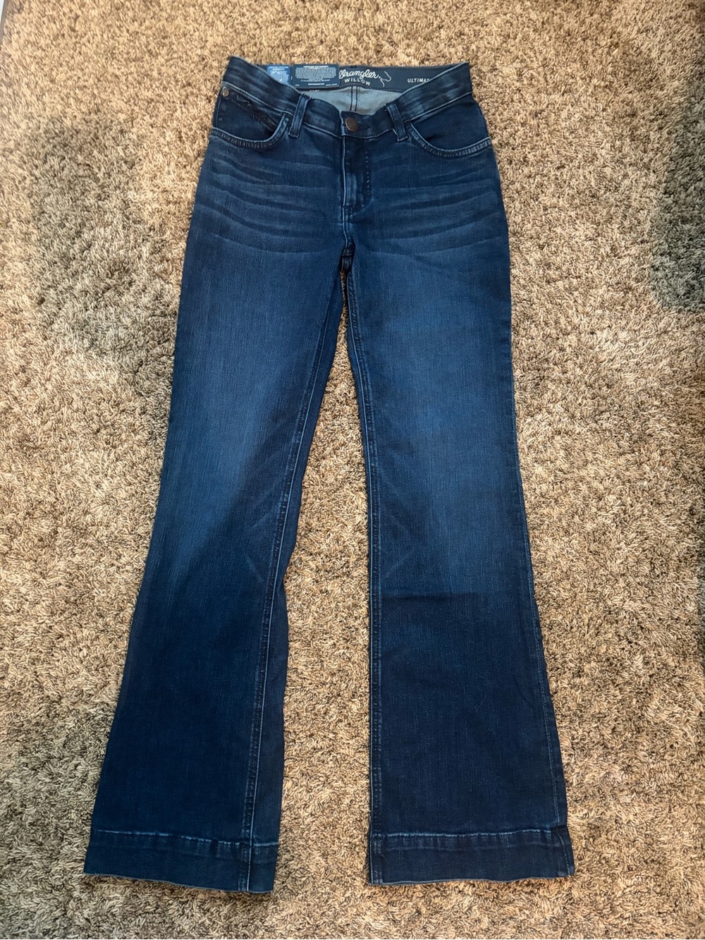 Wrangler Women's Dark Indigo Flare Jeans
